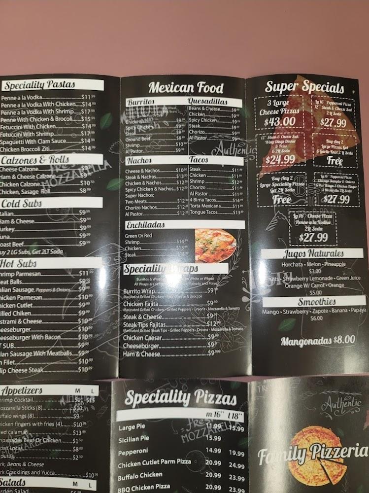 Family Pizzeria Menu image 2